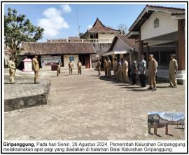 Pemerintah Kalurahan Giripanggung Gelar Apel Senin Pagi untuk Tingkatkan Sinergi dan Kinerja